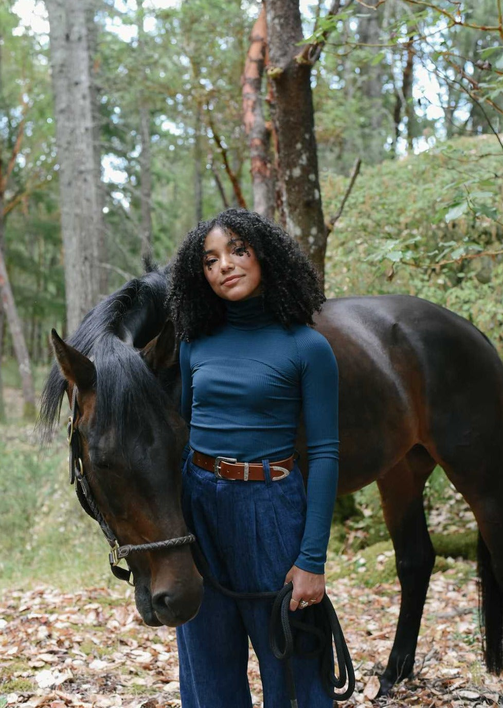 Turnout | Rib Turtleneck Top, Street_and_Saddle, local_plus_size_inclusive_ethical