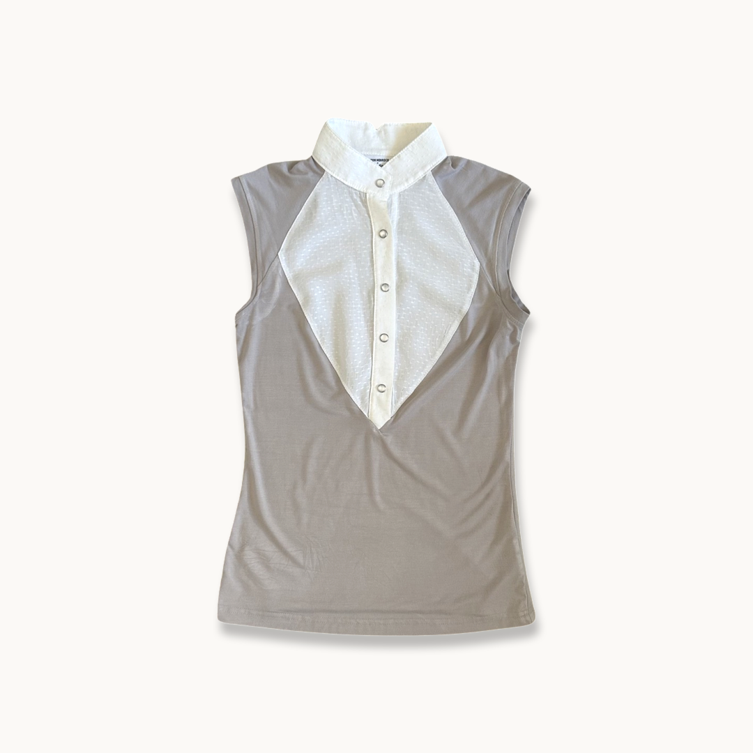 Milton Menasco | Victory Gallop Sleeveless Equestrian Top, Street_and_Saddle, local_plus_size_inclusive_ethical