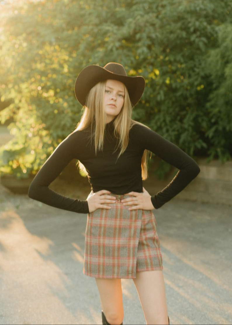 Ascot | Wool Plaid Skirt, Street_and_Saddle, local_plus_size_inclusive_ethical