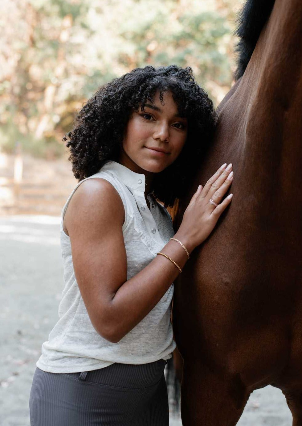 Victory Gallop | Linen Equestrian Show Shirt, Street_and_Saddle, local_plus_size_inclusive_ethical