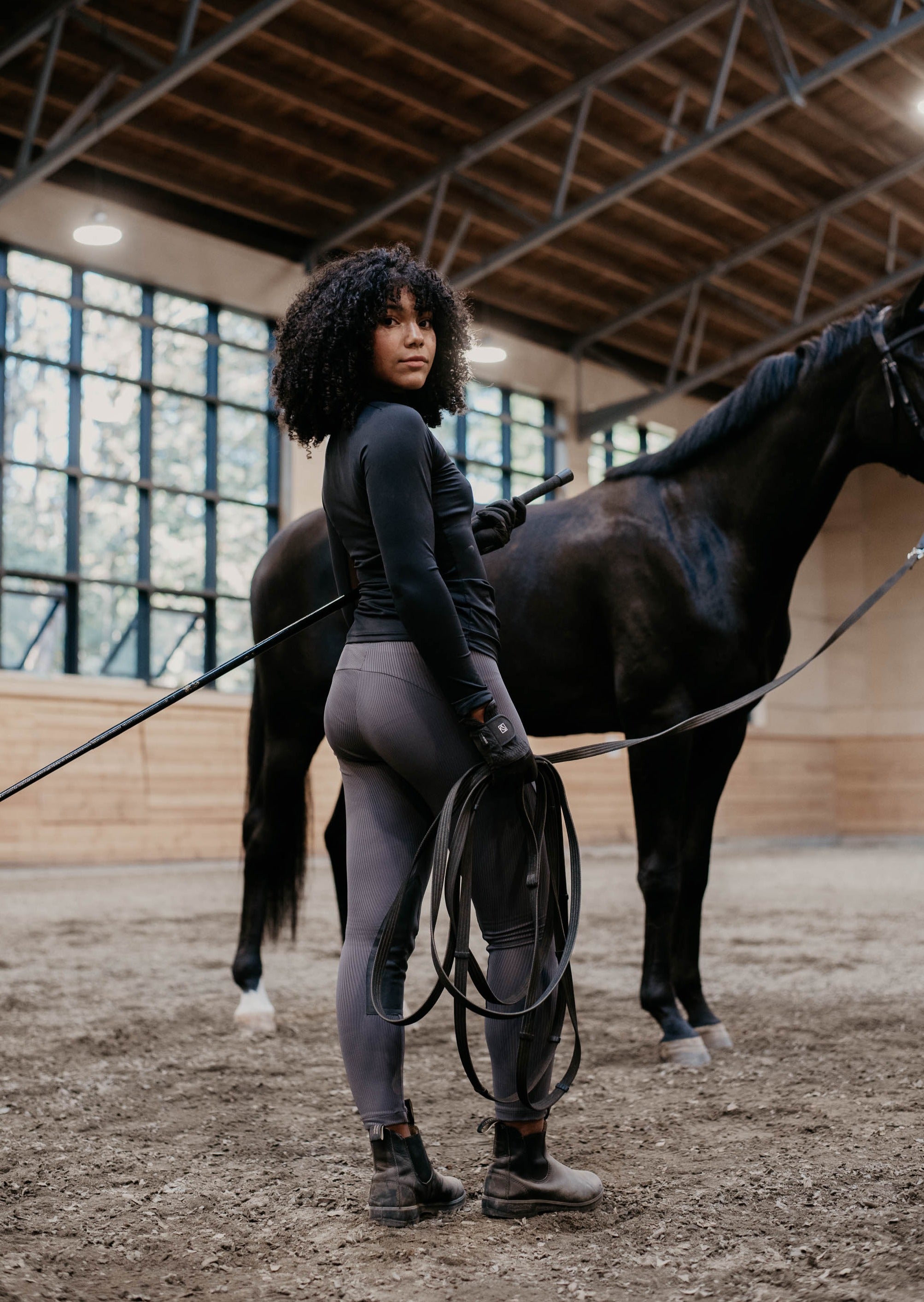 Milton Menasco | Bronco Riding Legging with Knee Patch - Street and Saddle